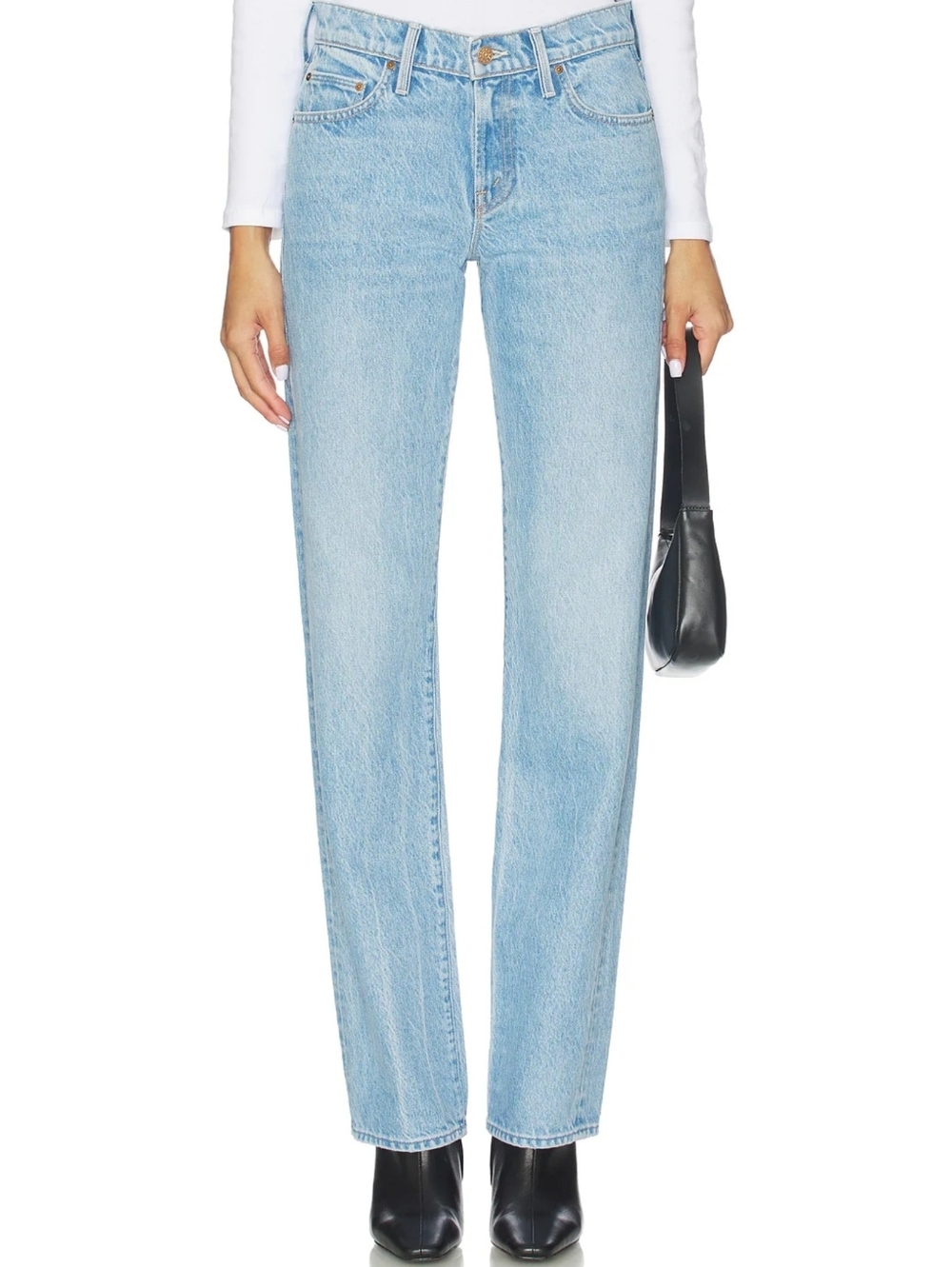 Mother The Lasso Sneak Jeans in Sow Surreal - Picture 2 of 13